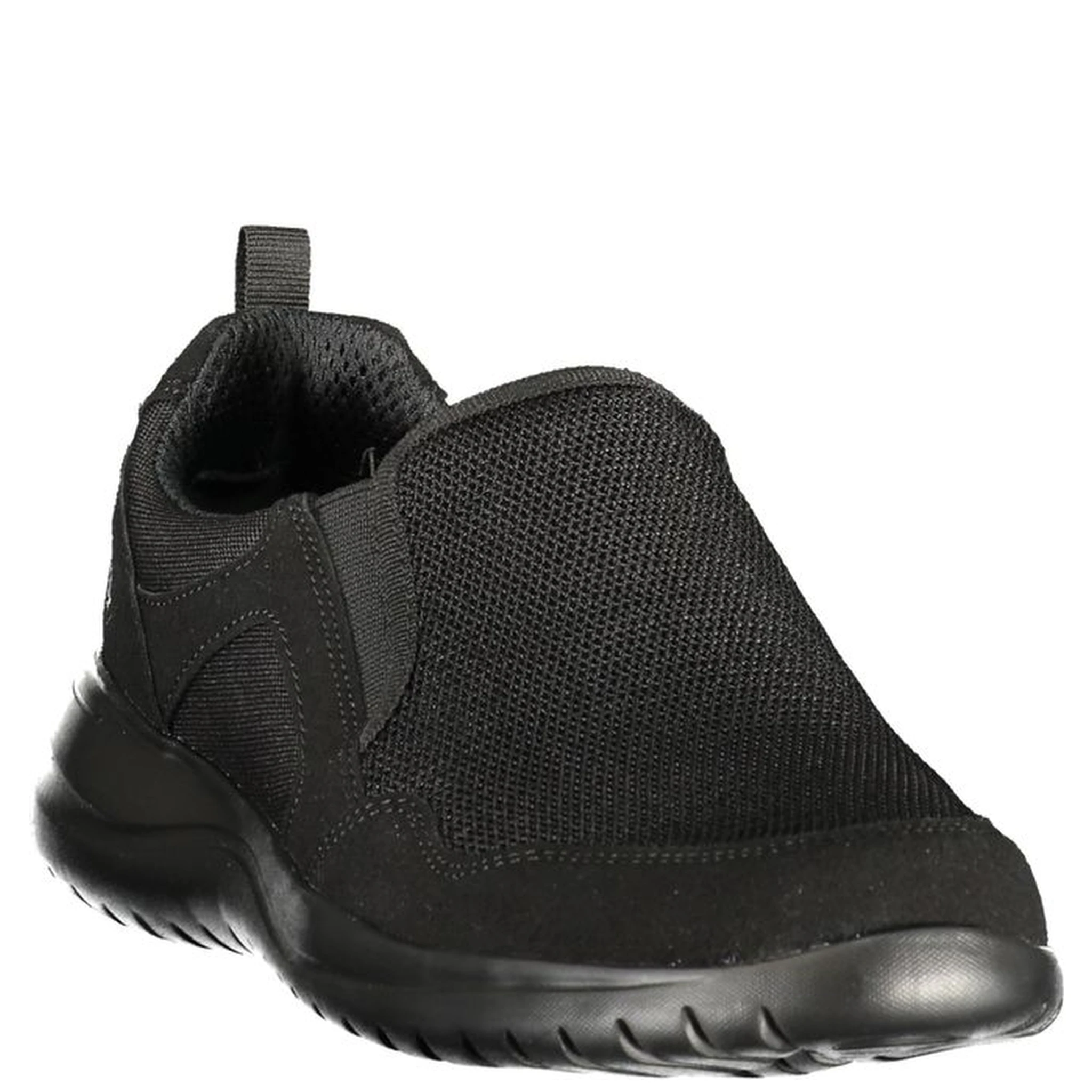 Black Polyurethane Men's Sneaker