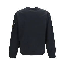 Black Cotton Sweatshirt
