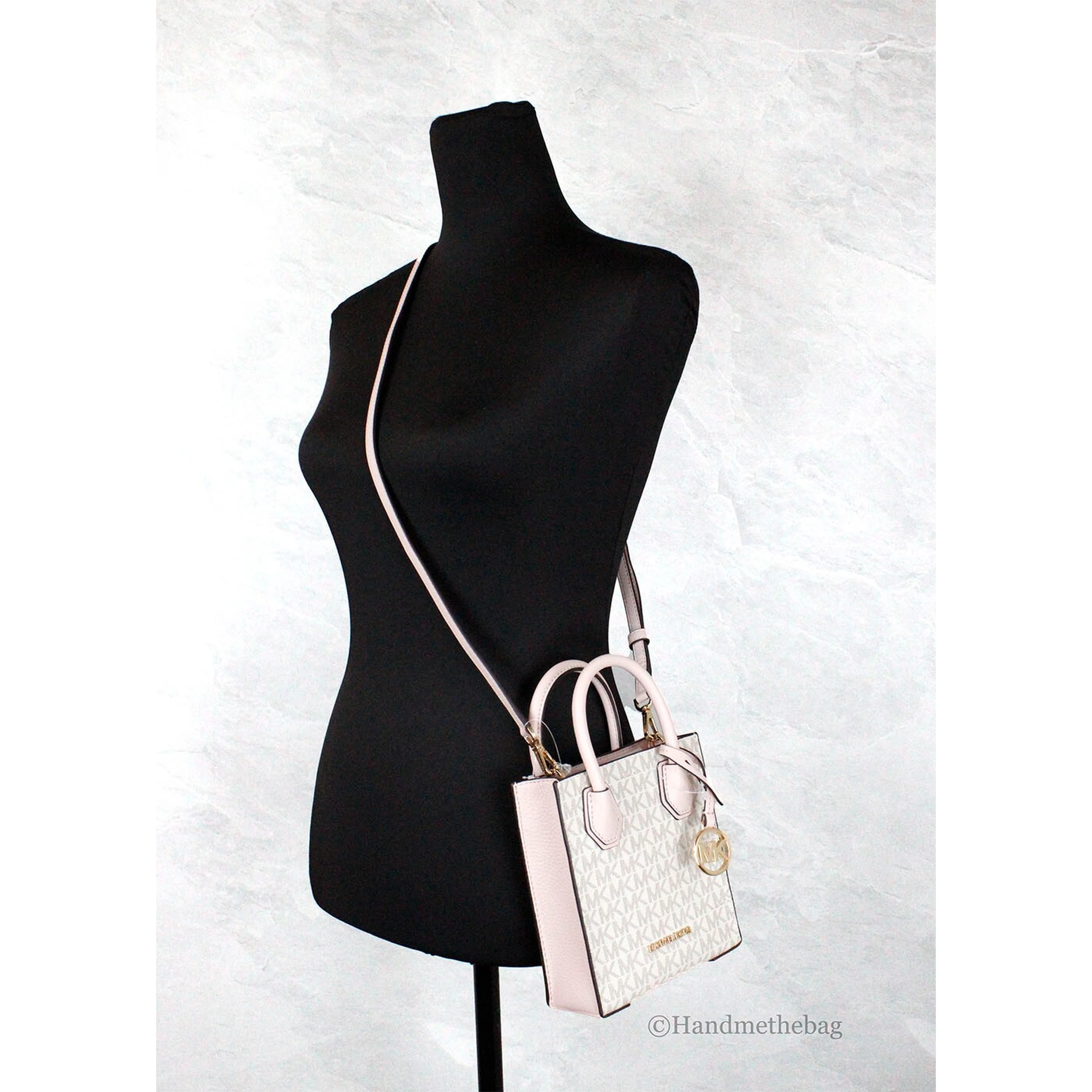 Michael Kors Adult Detachable Straps Shoulder Bags, Vanilla