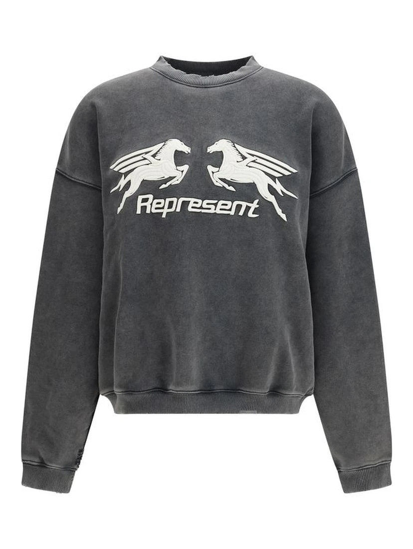 Gray Cotton Sweatshirt