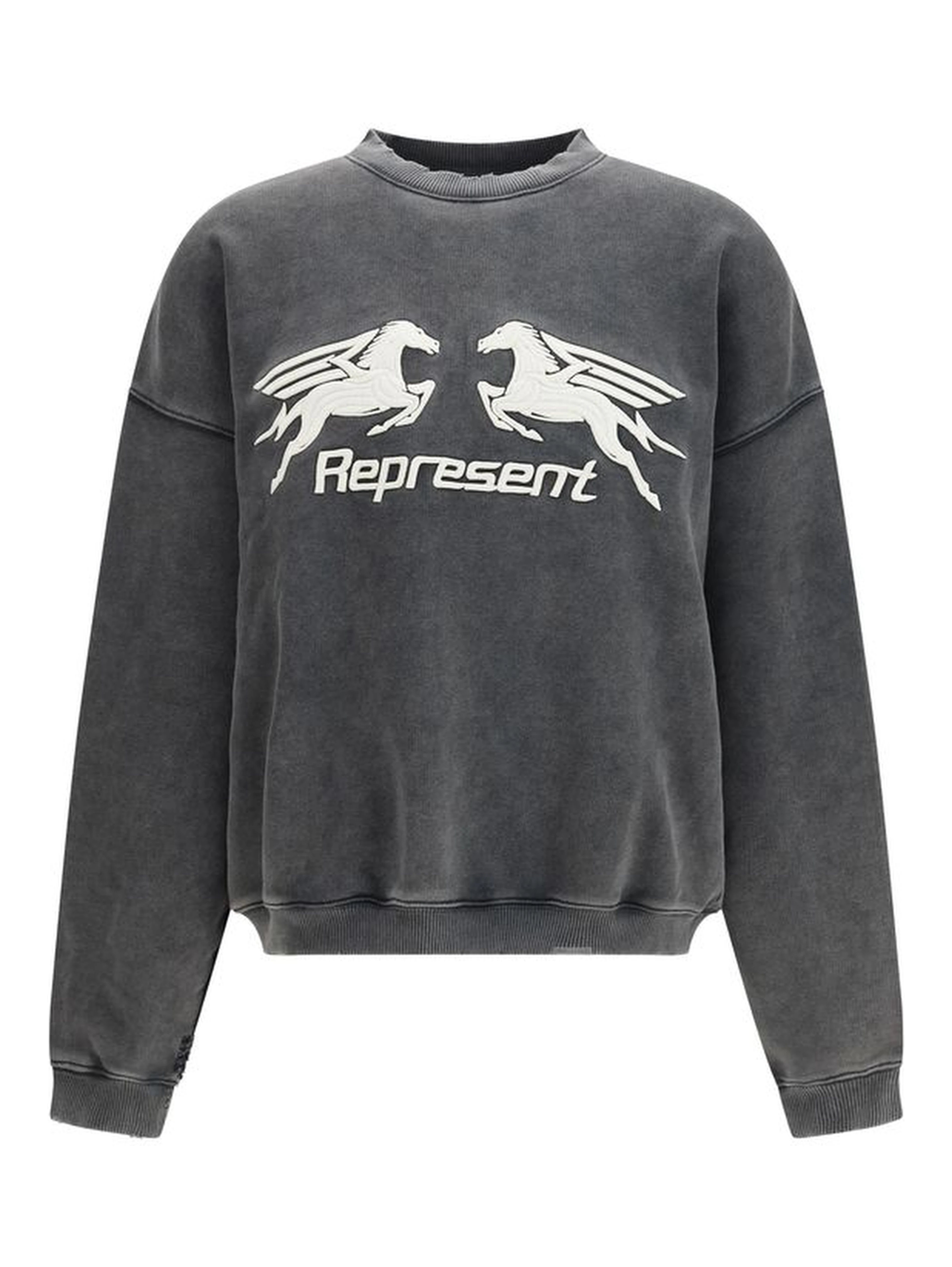 Gray Cotton Sweatshirt