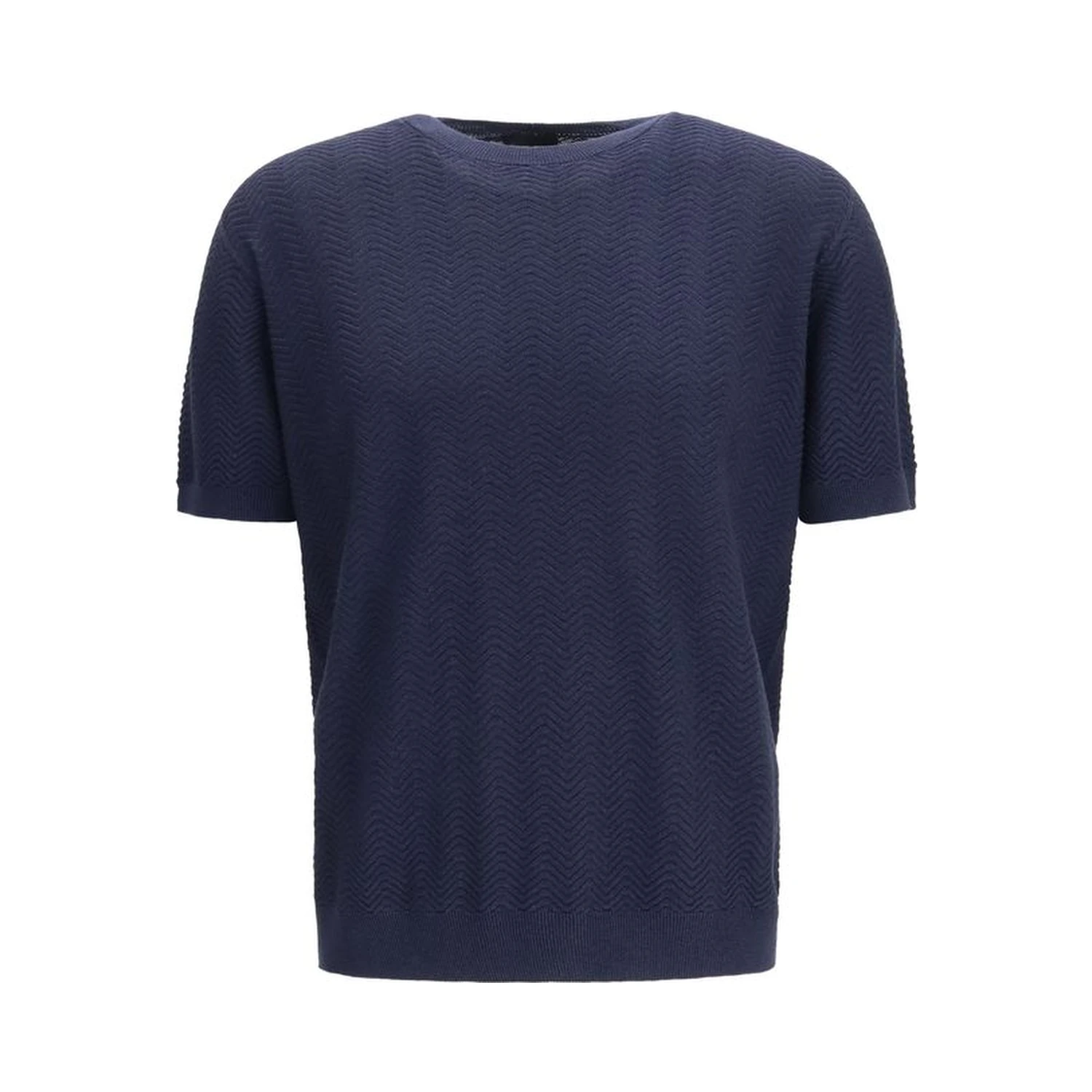 Blue Silk Sweatshirt