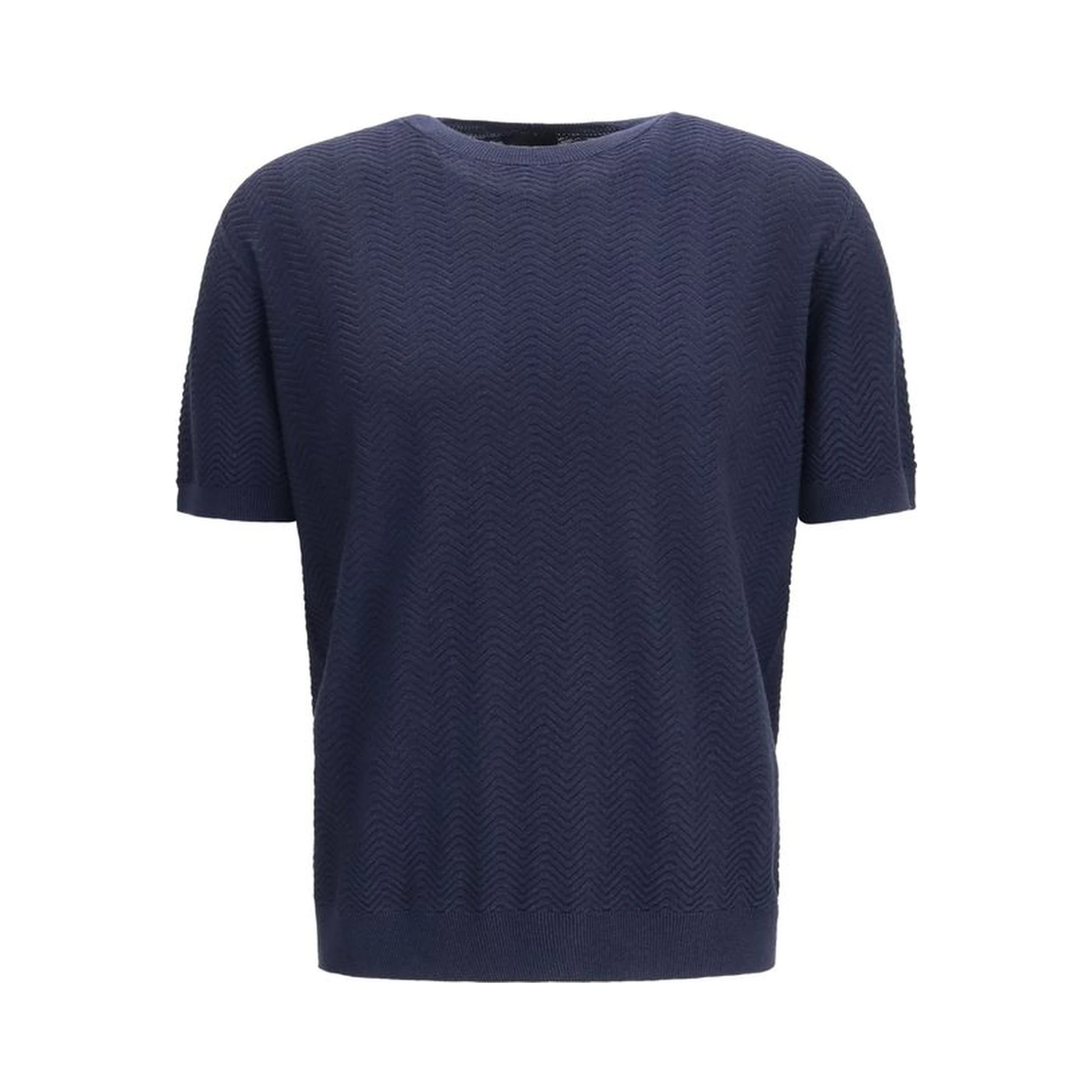 Blue Silk Sweatshirt