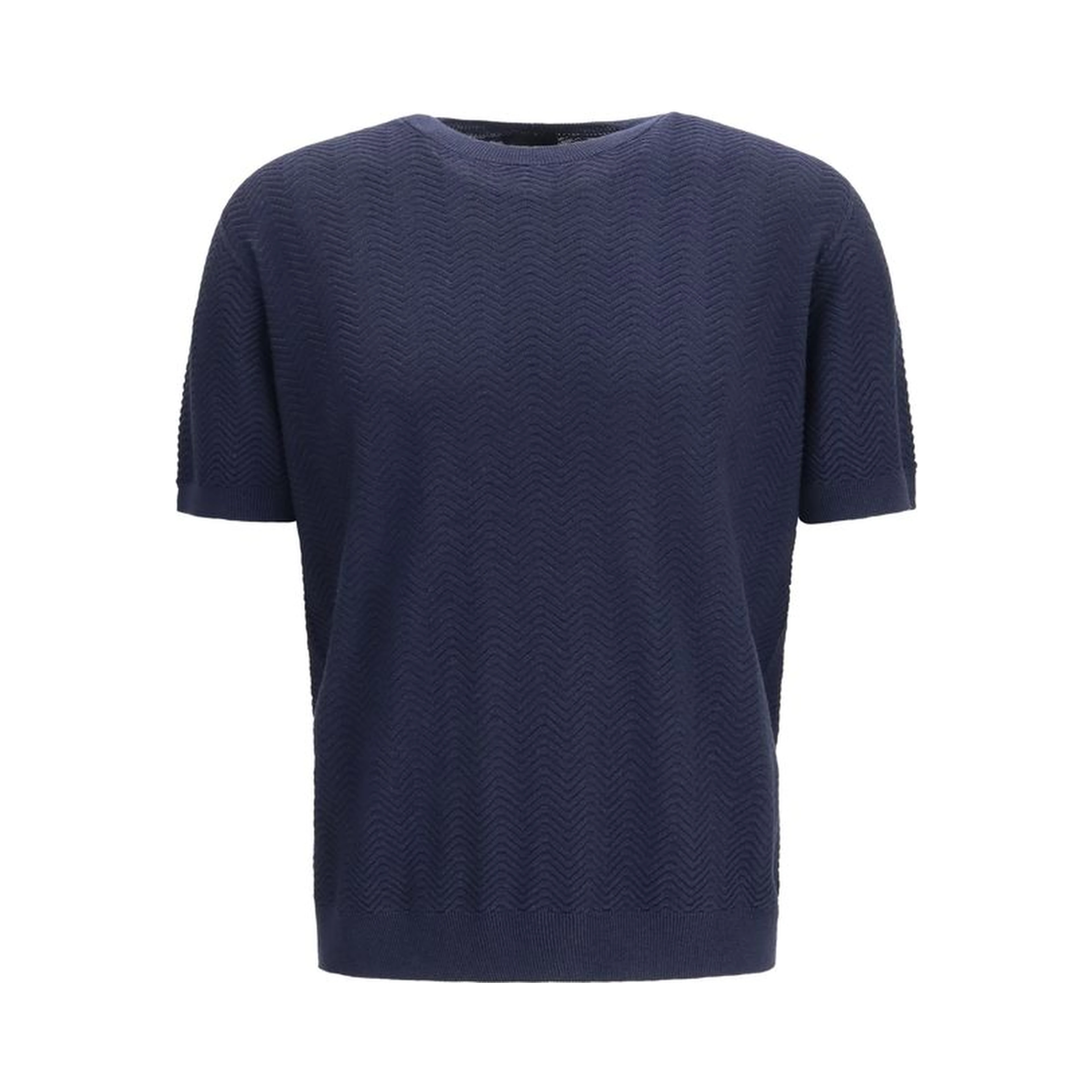 Blue Silk Sweatshirt