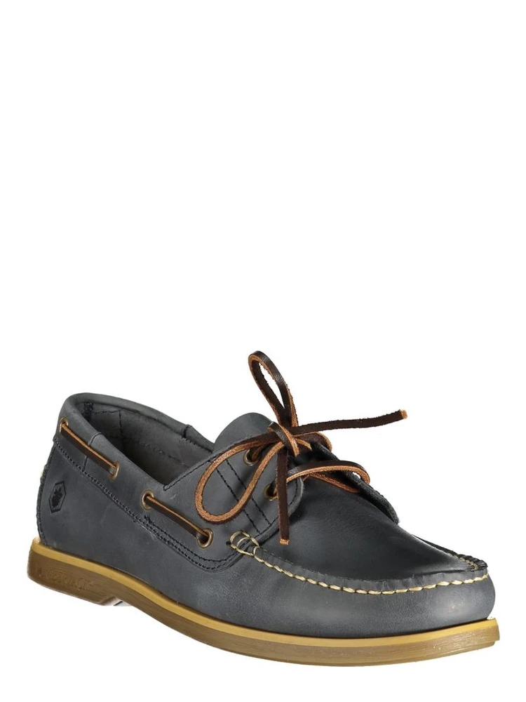 Blue Leather Men Classic Shoe alternative