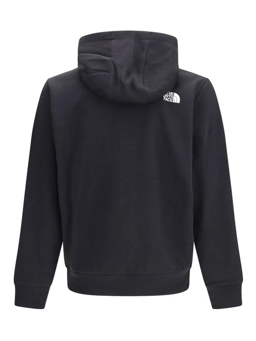 Black Cotton Sweatshirt