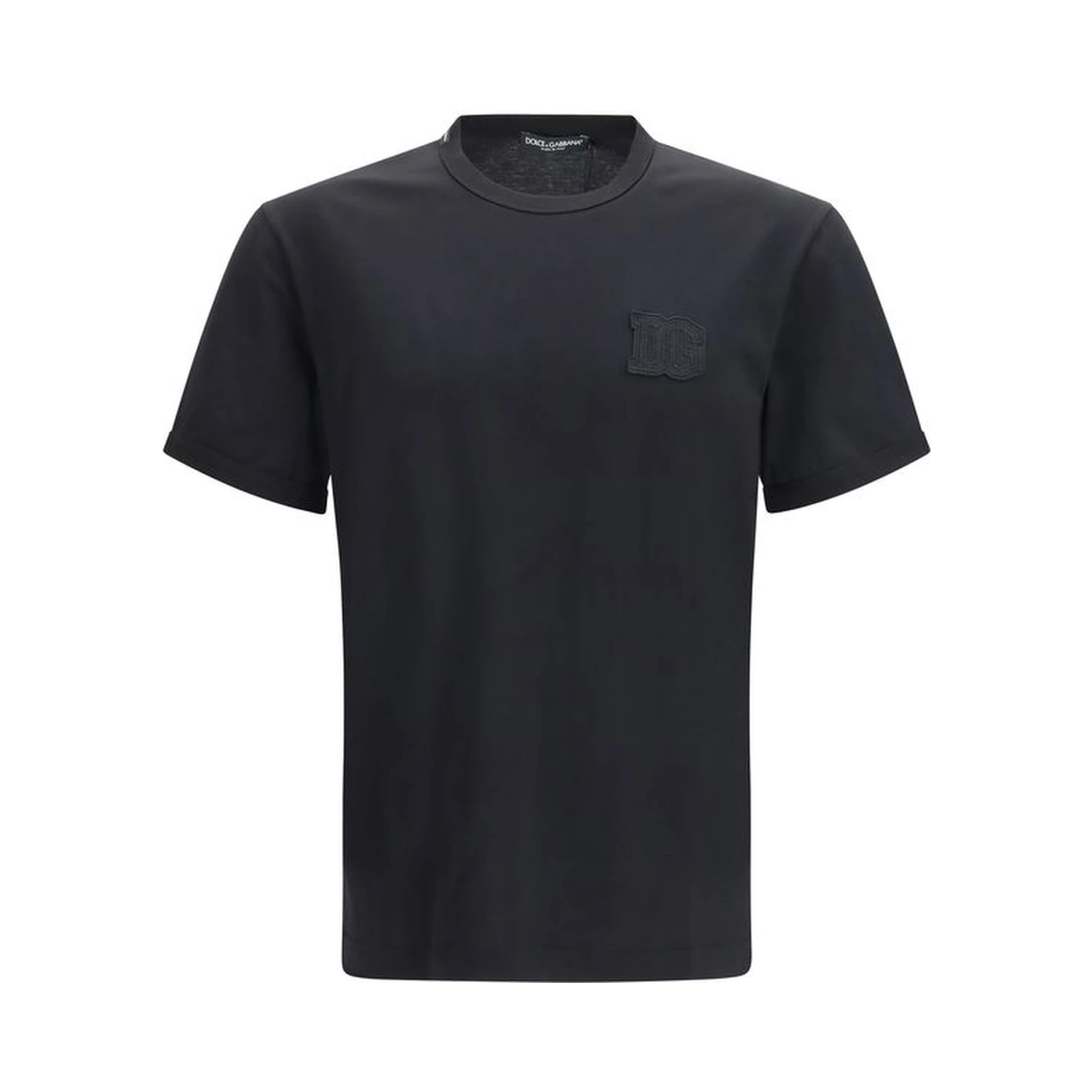 Black Cotton T-Shirt