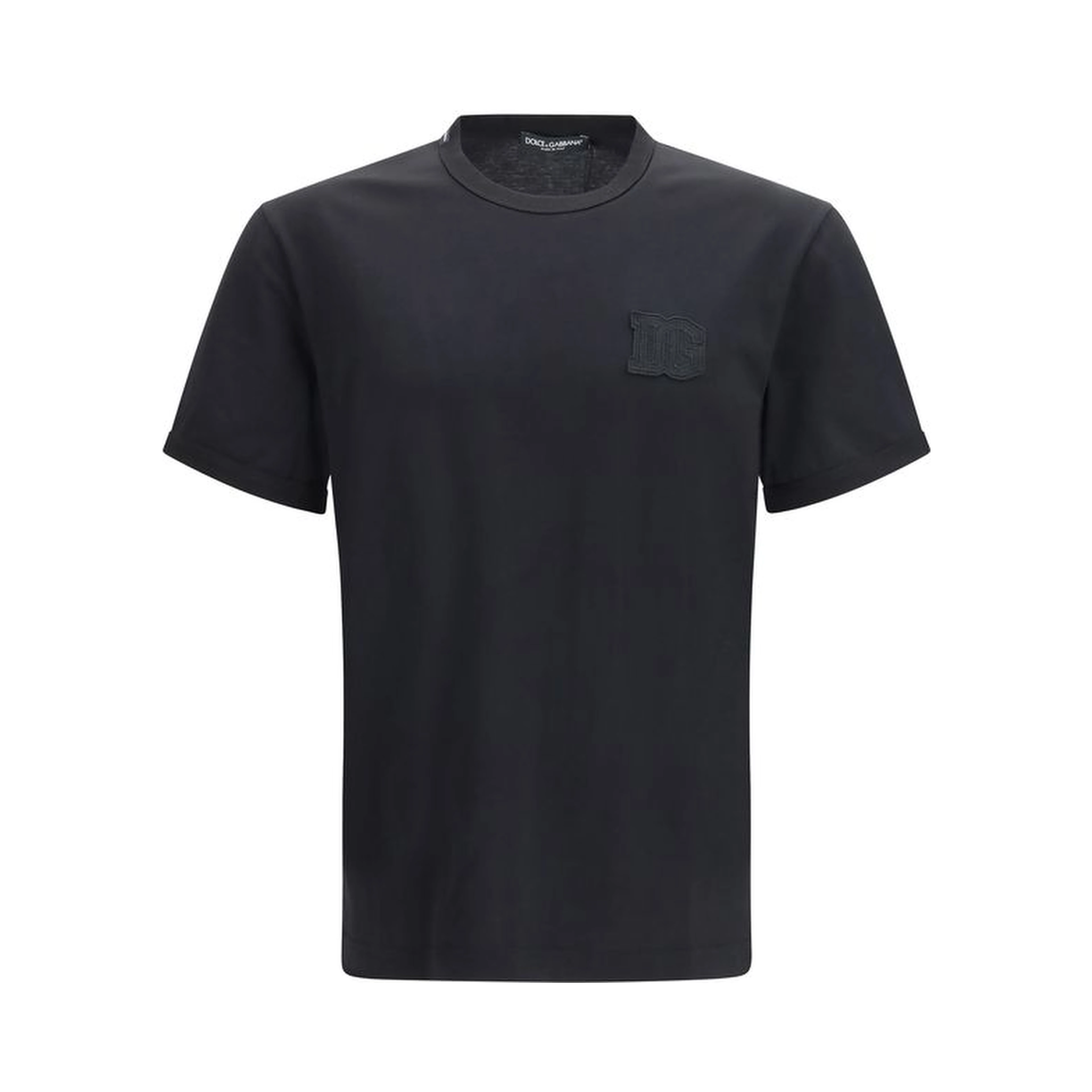 Black Cotton T-Shirt