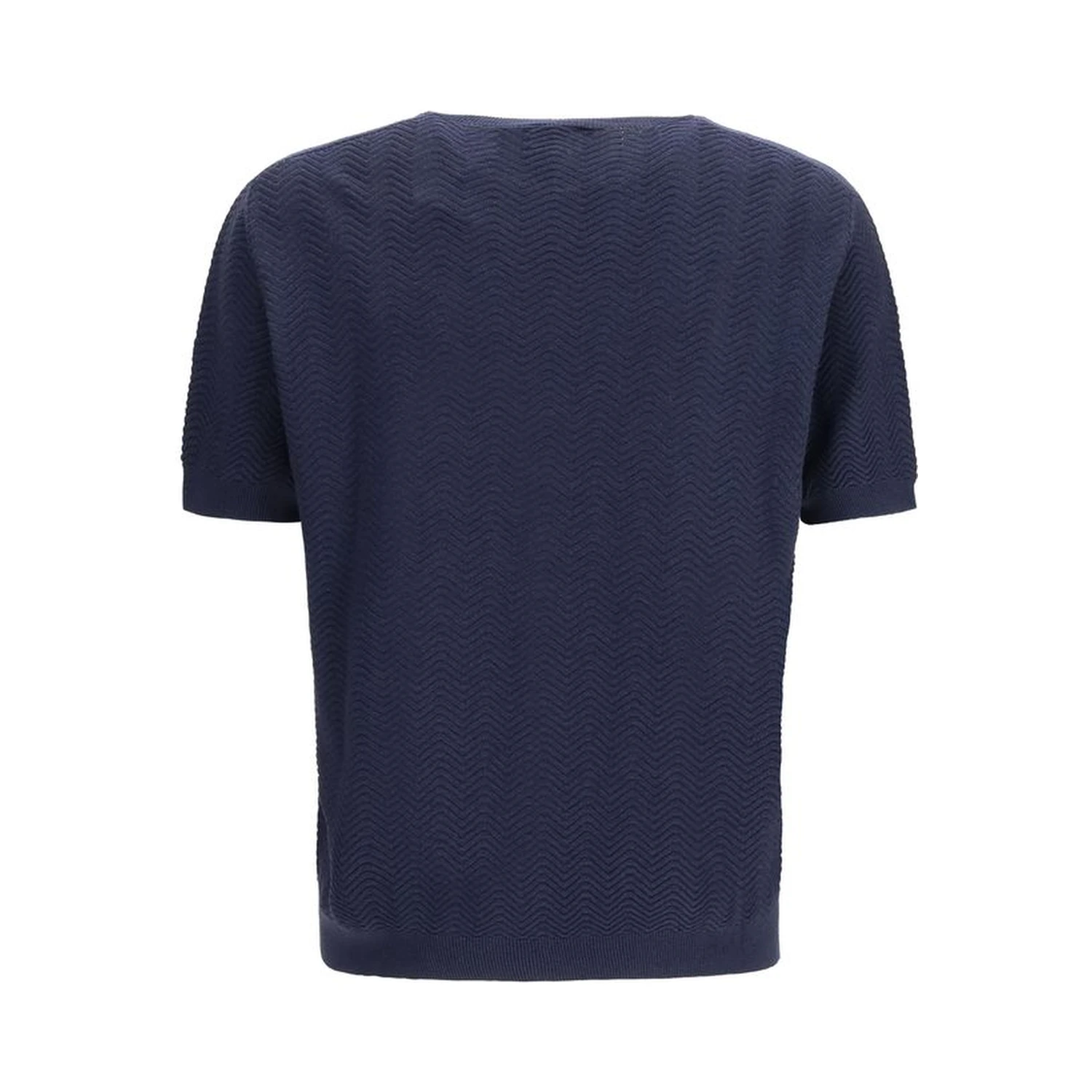 Blue Silk Sweatshirt