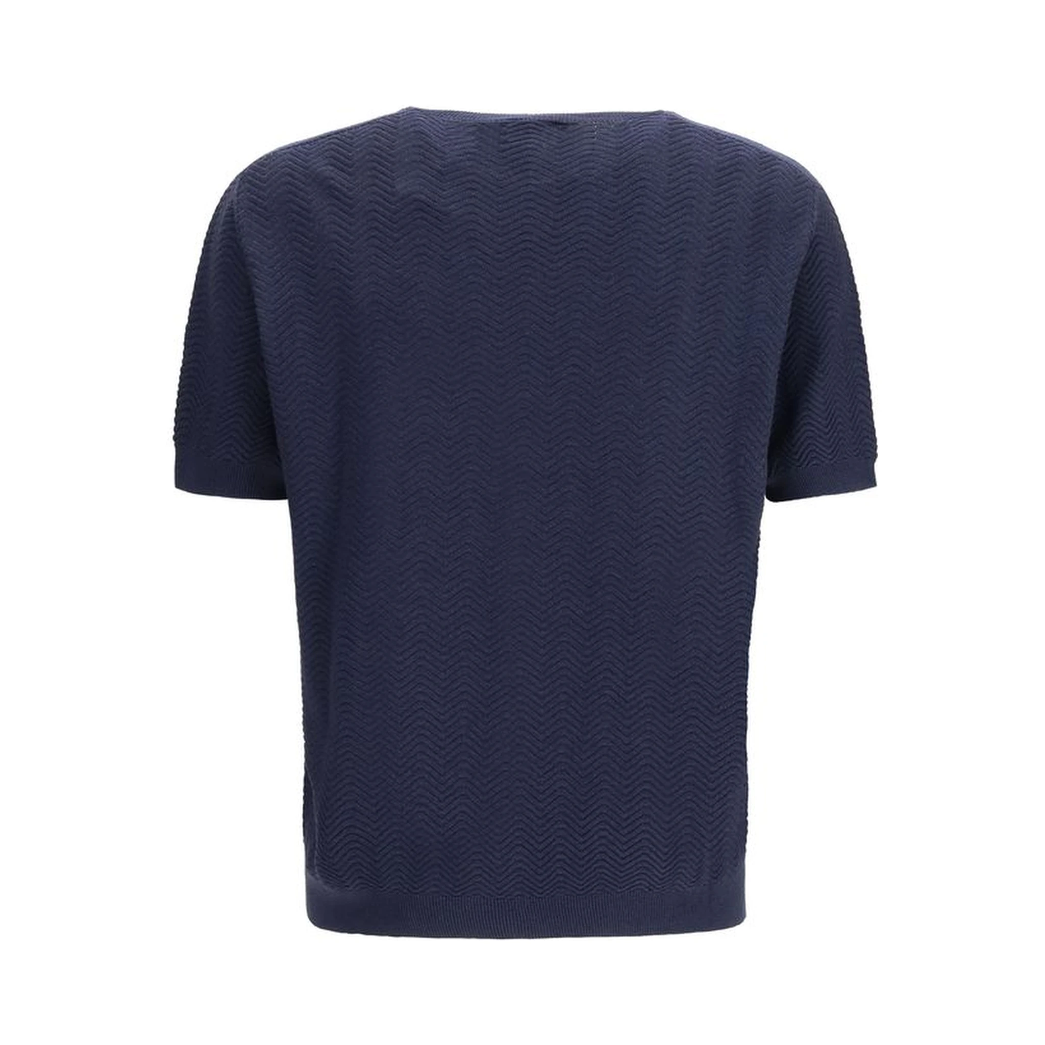 Blue Silk Sweatshirt
