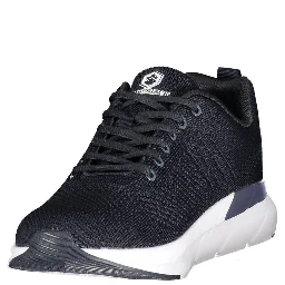 Blue Polyester Men Sneaker