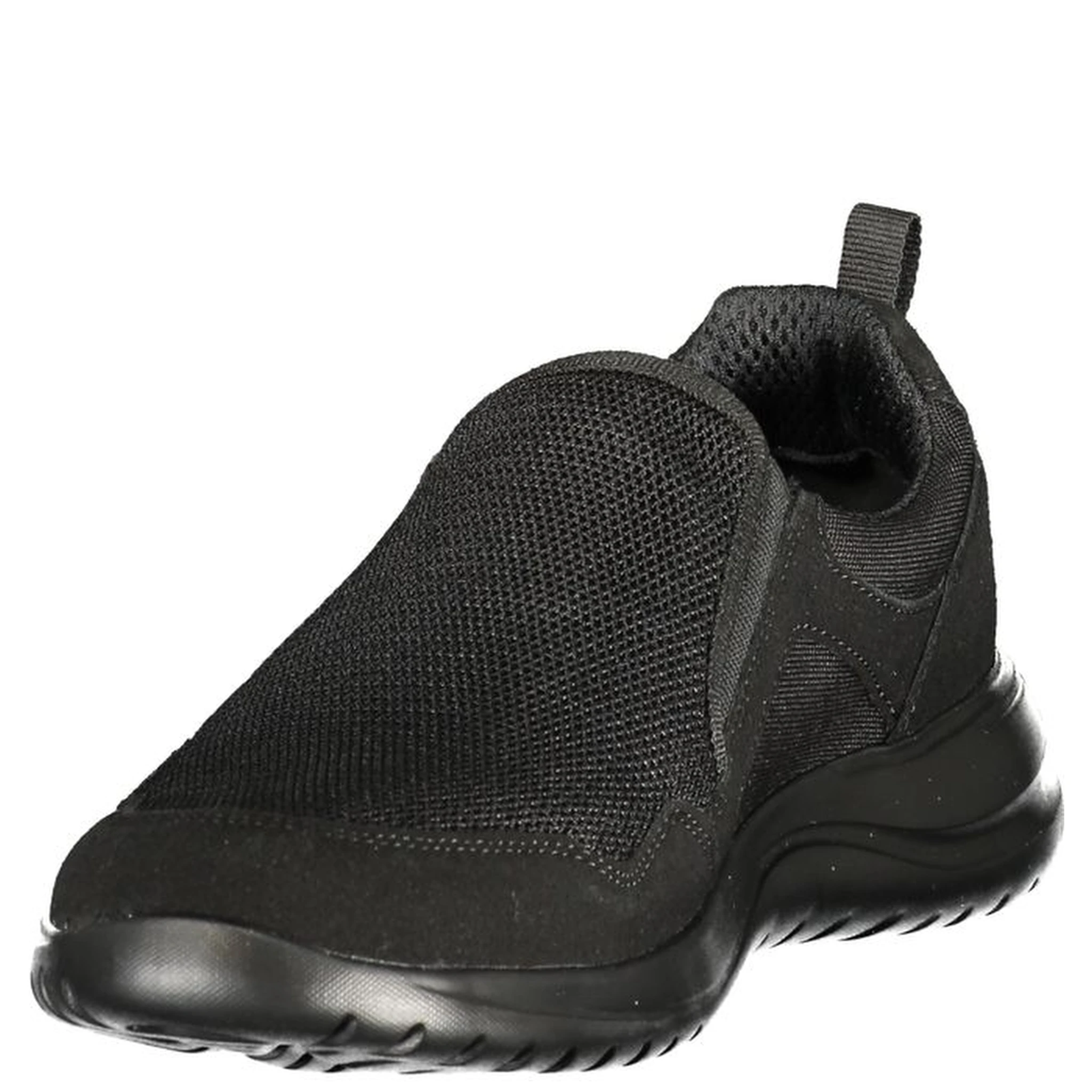 Black Polyurethane Men's Sneaker