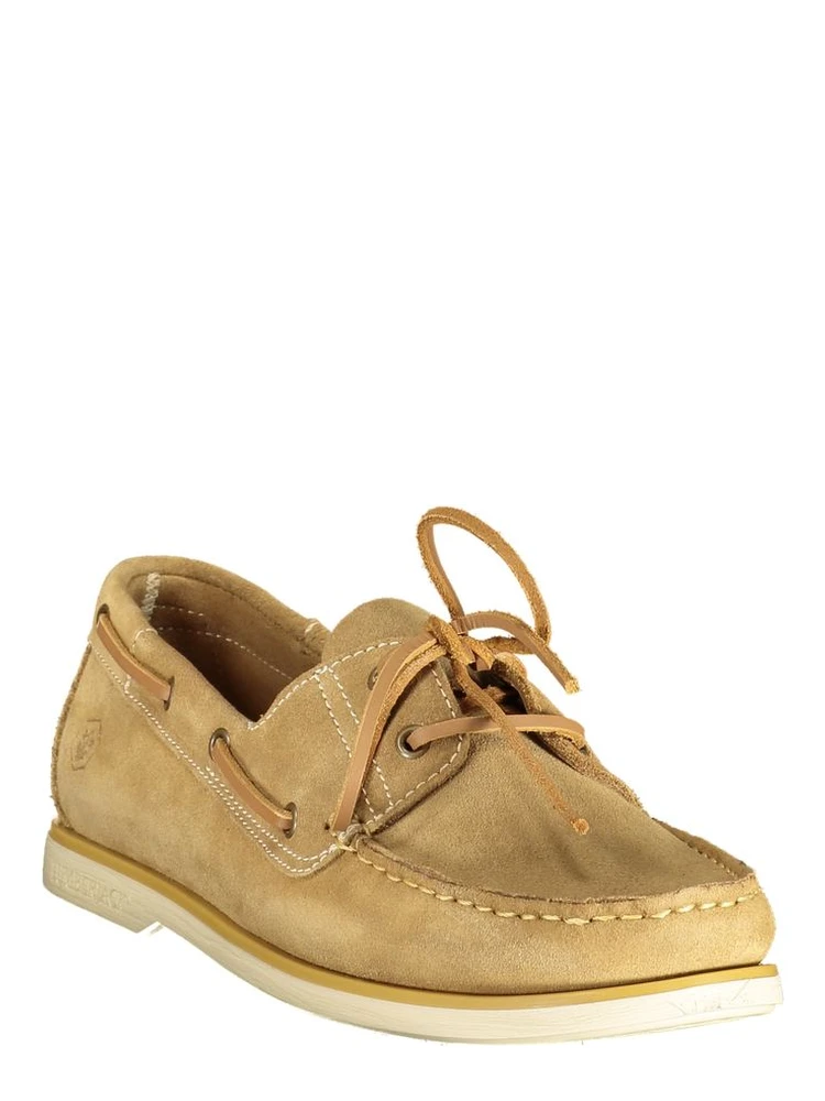 Beige Leather Men Classic Shoe alternative