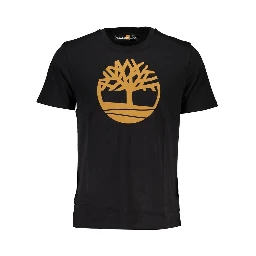 Black Organic Cotton Men T-Shirt
