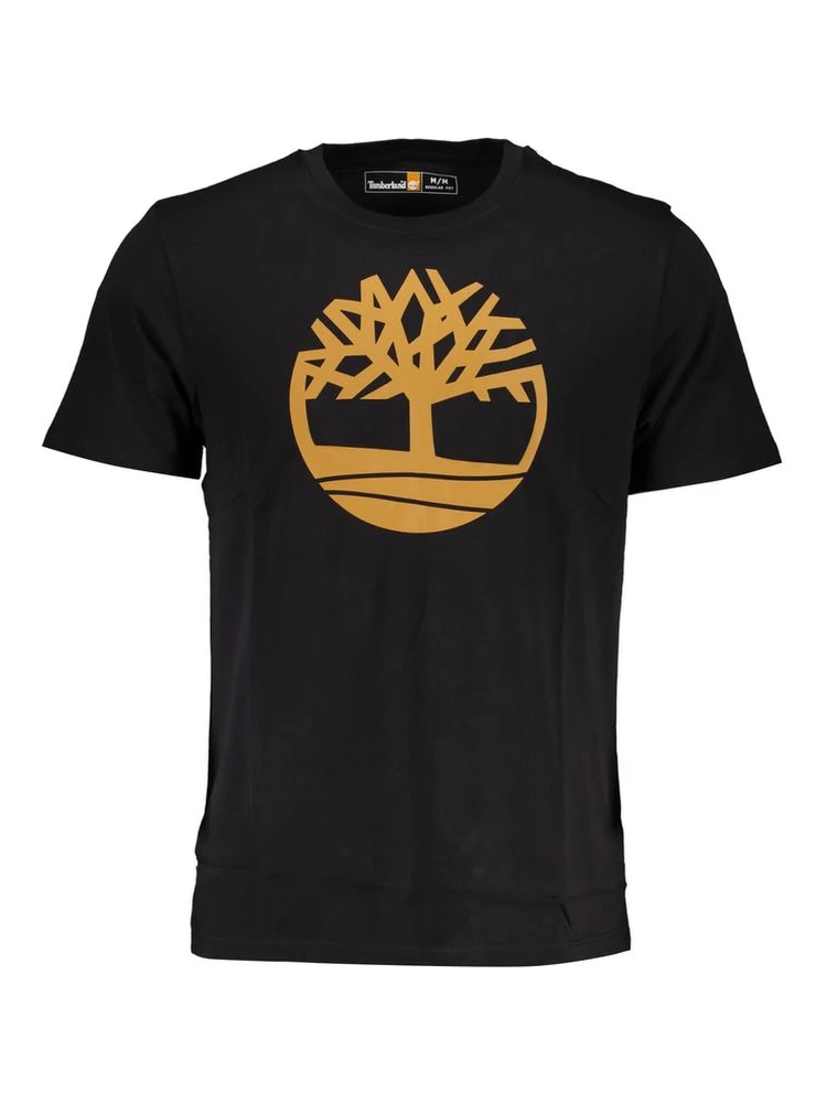 Black Organic Cotton Men T-Shirt