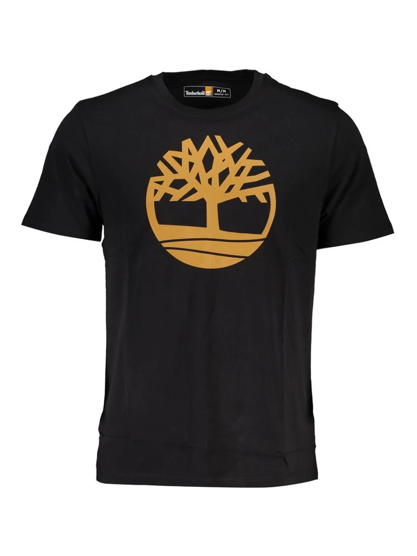 Black Organic Cotton Men T-Shirt