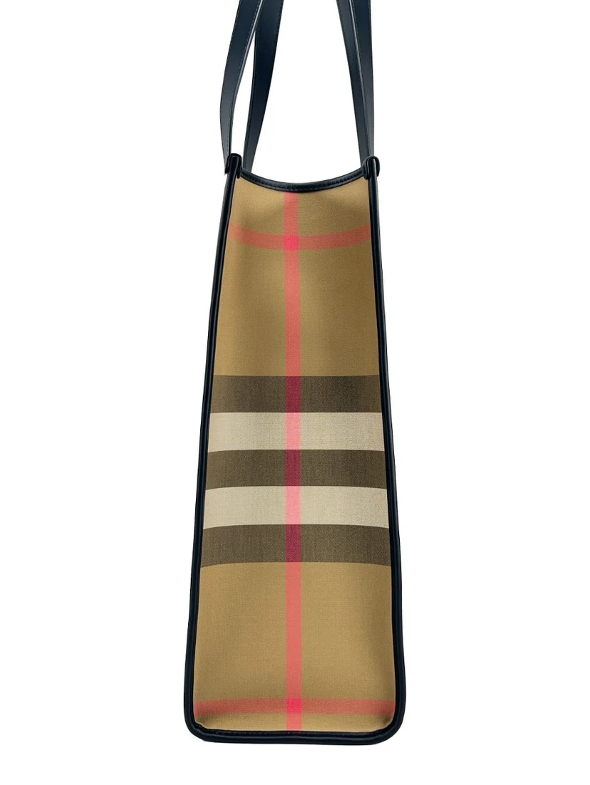 Burberry Medium NS Book Tote Bag Purse