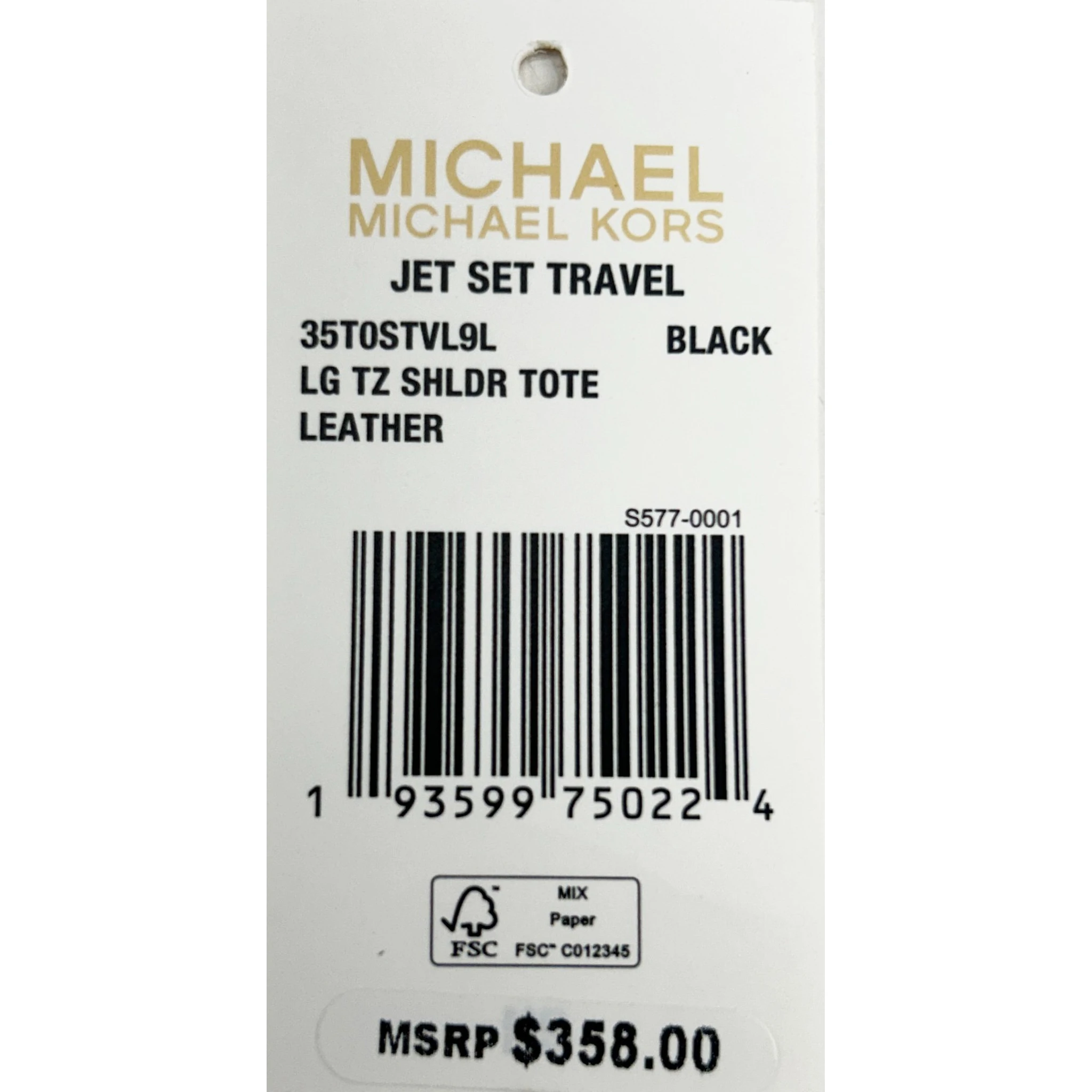 Michael Kors Large Shoulder Tote Carryall Bag
