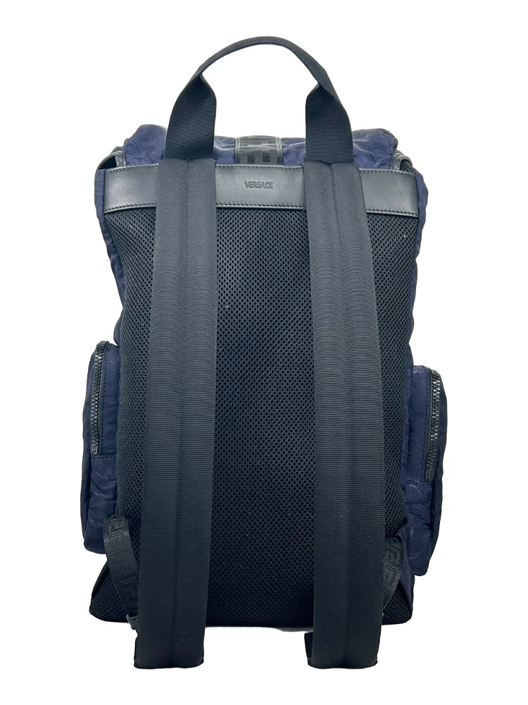 Versace Medusa Nylon Buckle Drawstring Backpack Bag alternative