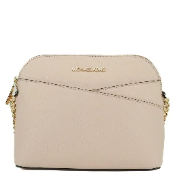 Michael Kors Women'S Jet Set Travel Dome Leather Crossbody Bag