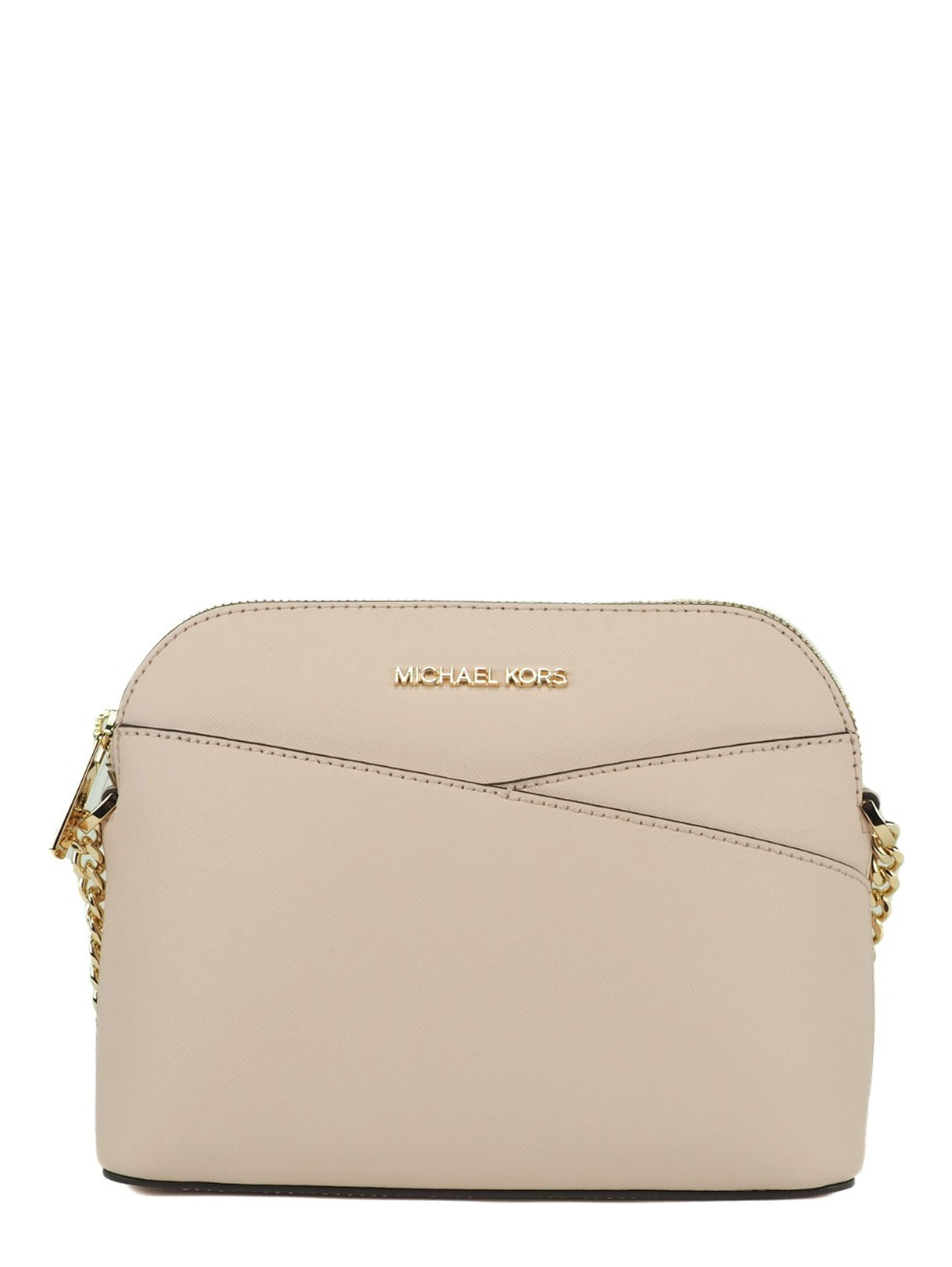 Michael Kors Women'S Jet Set Travel Dome Leather Crossbody Bag