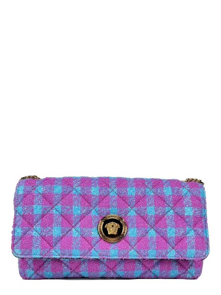 Versace Wool Lurex Medium Shoulder Crossbody Bag