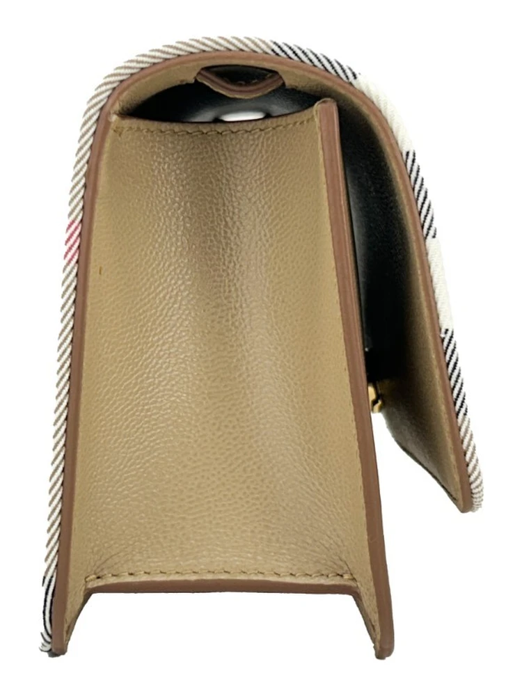 Burberry Small Leather Madison Crossbody Check Bag alternative