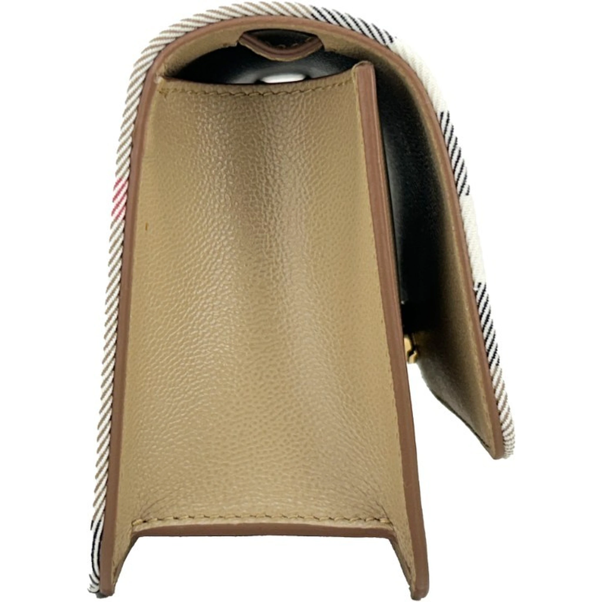 Burberry Small Leather Madison Crossbody Check Bag