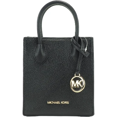 Michael Kors Women'S Leather XS Mercer Crossbody Black Solid