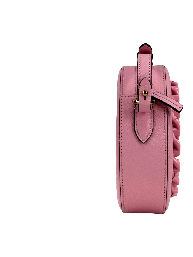 Versace Round Disco Leather Camera Case Crossbody Bag alternative