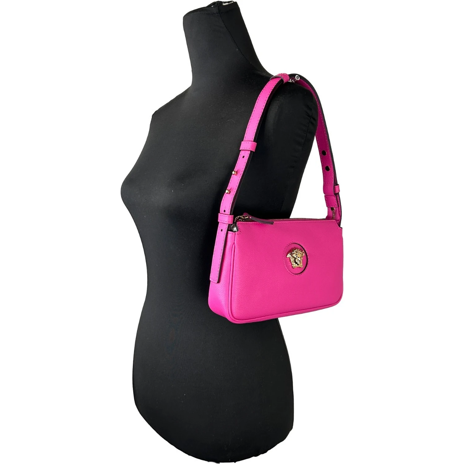 Versace La Medusa Vitello Shoulder Bag Purse