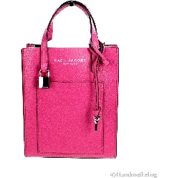 Marc Jacobs Mini Grind Cactus Flower Pebbled Leather Crossbody Tote Bag
