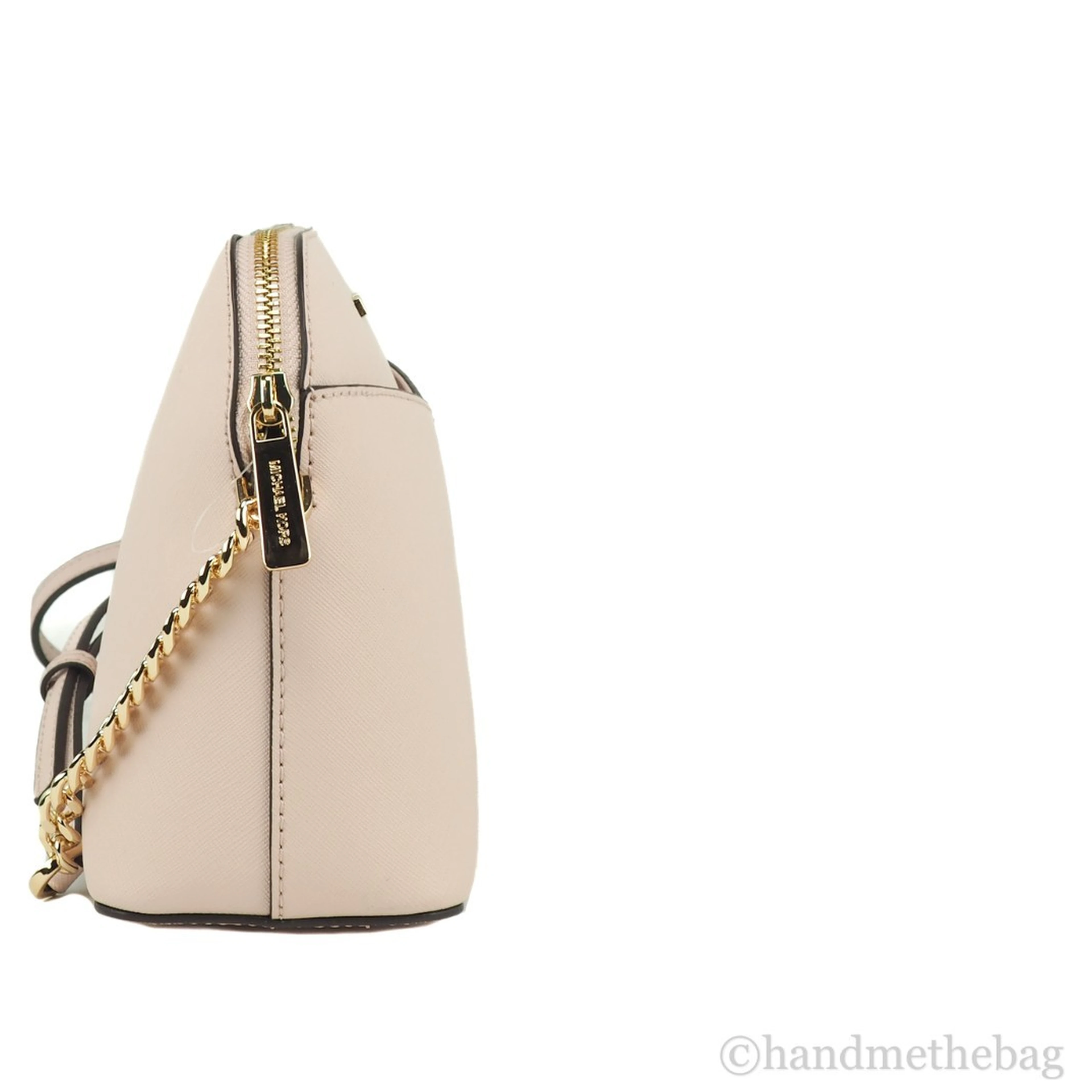 Michael Kors Women'S Jet Set Travel Dome Leather Crossbody Bag