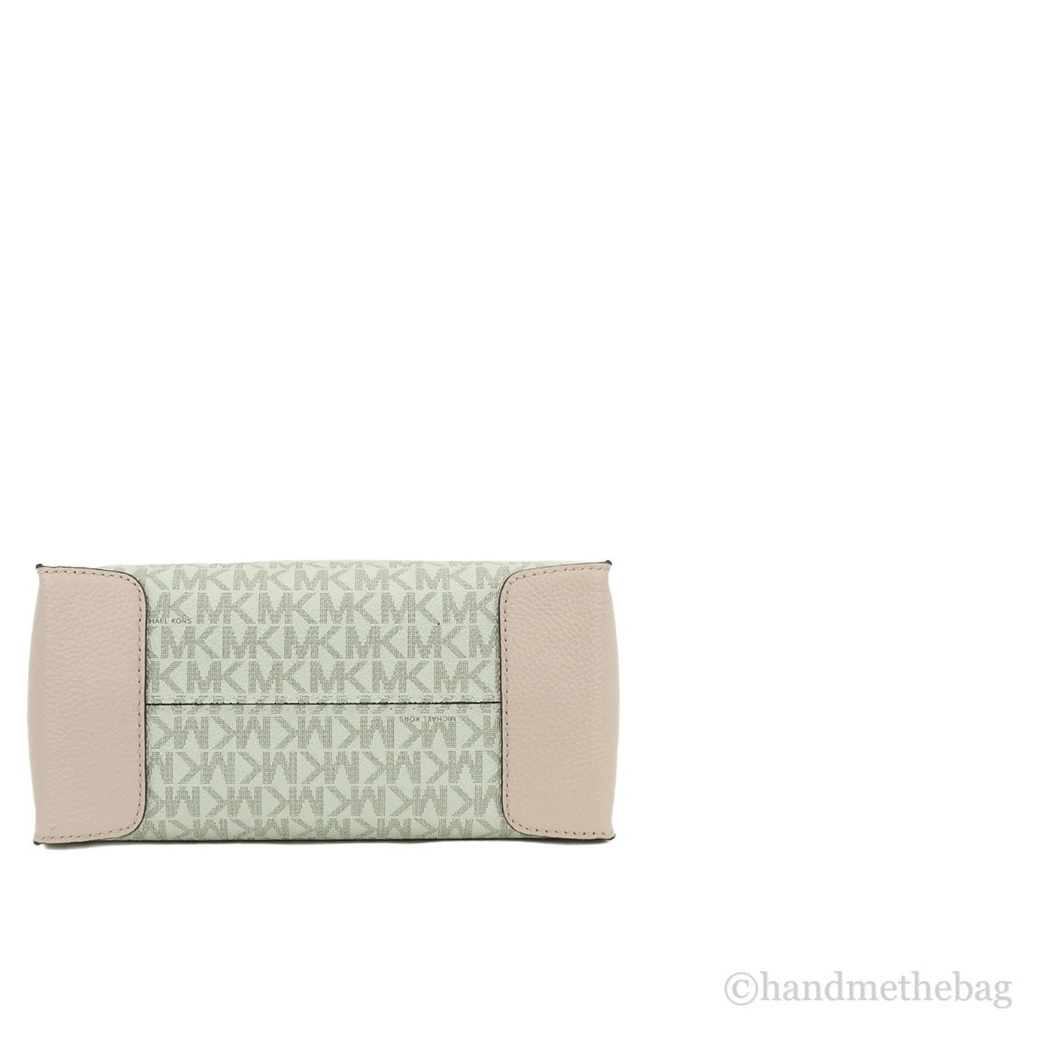 MICHAEL KORS Mercer 35S1GM9M2B Medium Logo And Leather Accordion Crossbody Bag In Powder Blush Multi