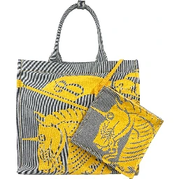 Burberry EKD Canvas Tote Bag With Coin Pouch