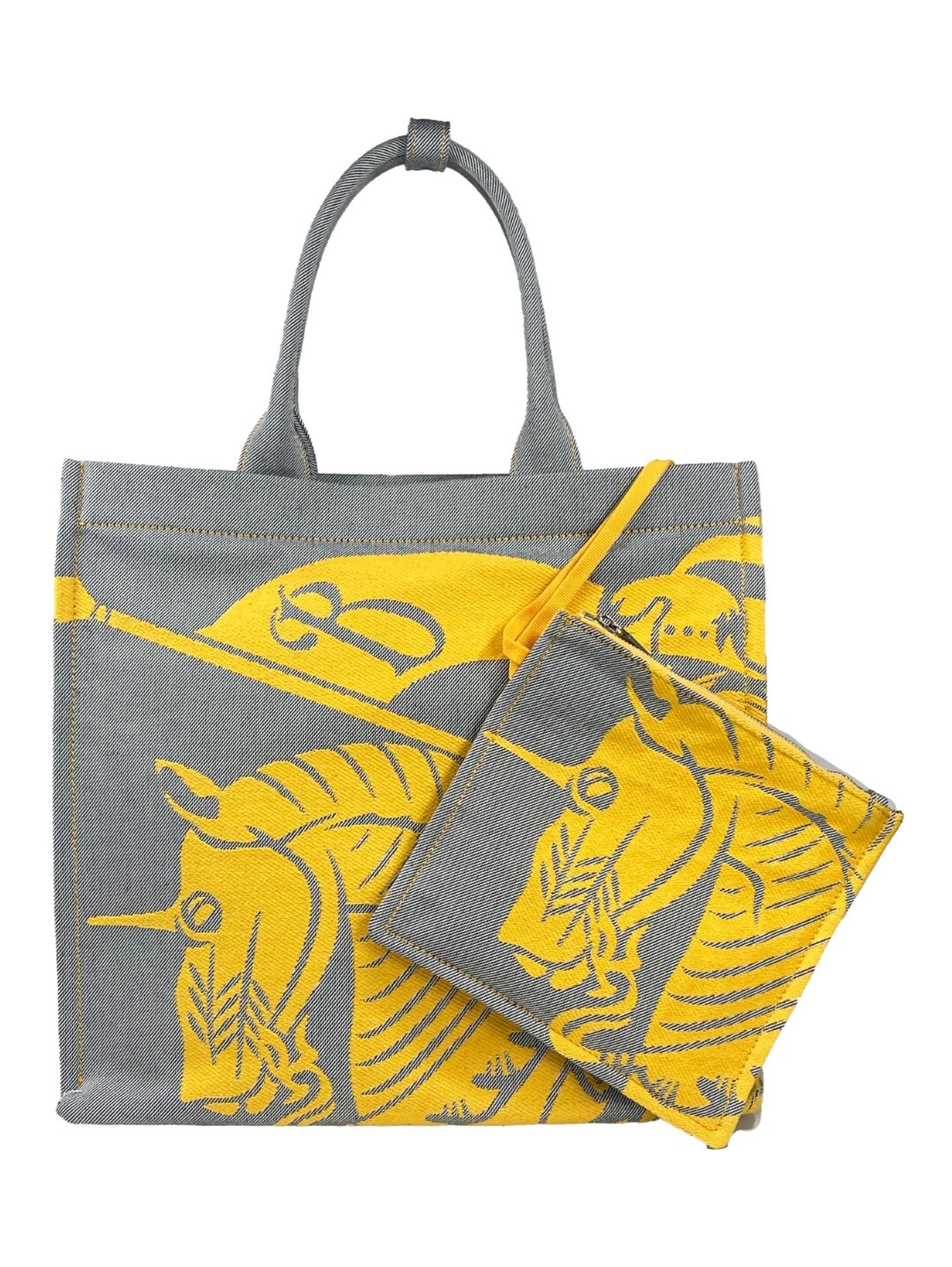 Burberry EKD Canvas Tote Bag With Coin Pouch