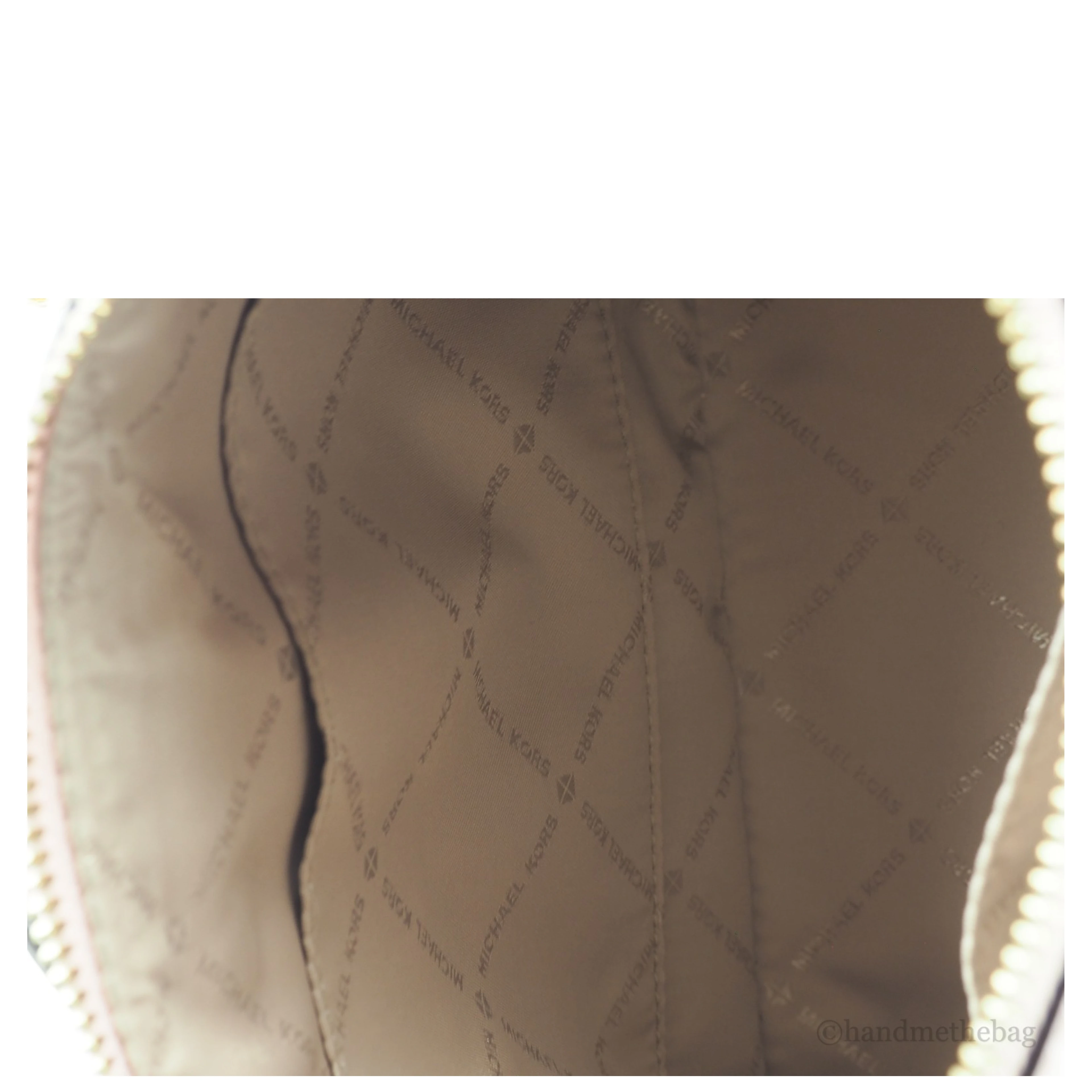 Michael Kors Women'S Jet Set Travel Dome Leather Crossbody Bag