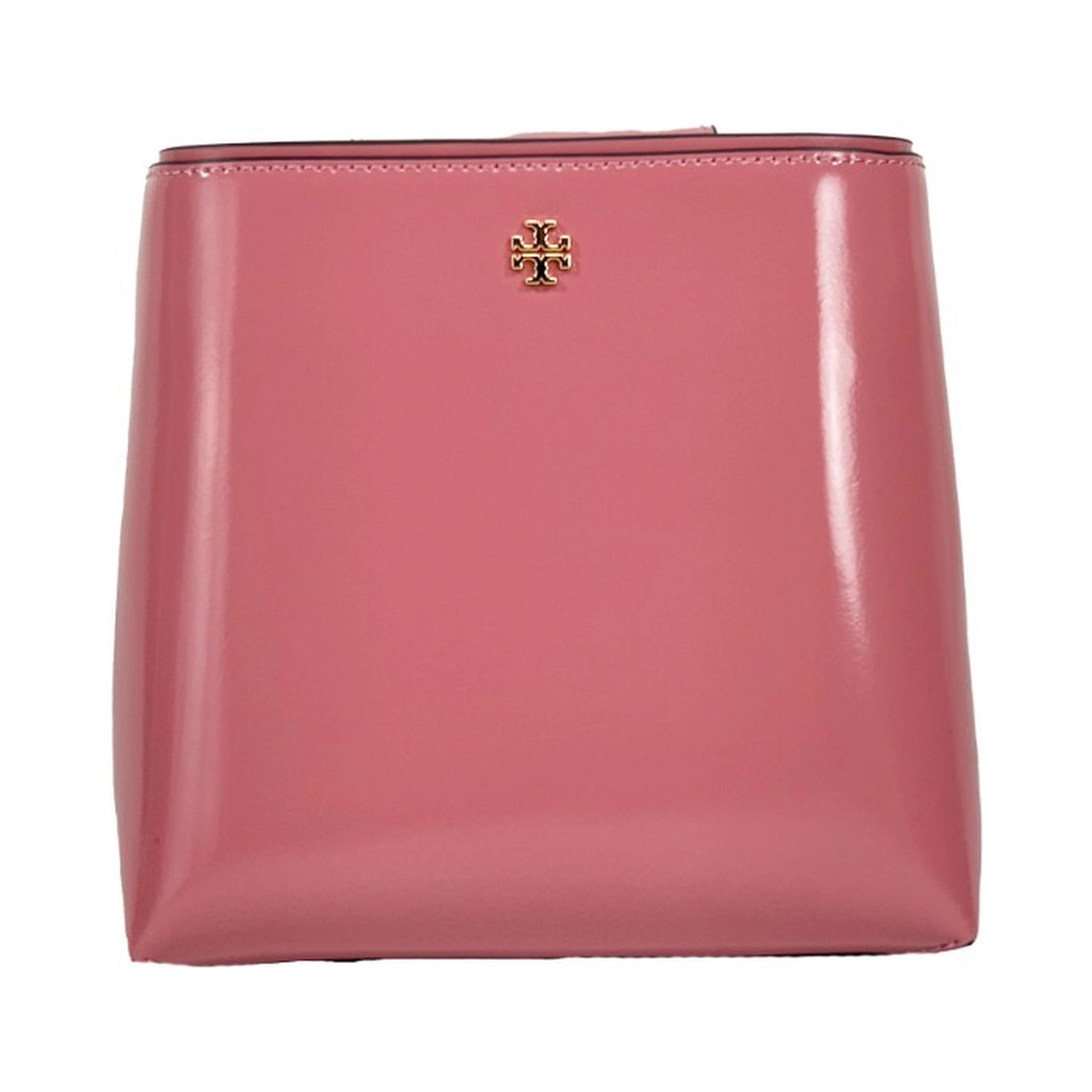 Tory Burch Patent Emerson Small Bucket Bag Purse