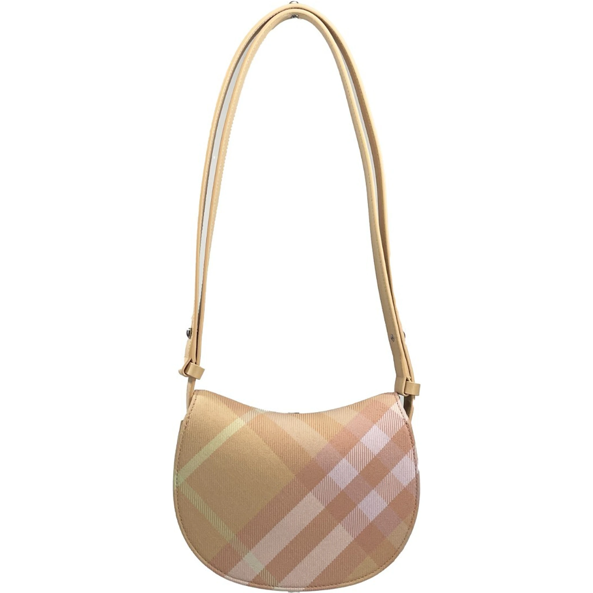 Burberry Mini Check Rocking Horse Crossbody Bag Purse