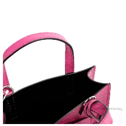 Marc Jacobs Mini Grind Cactus Flower Pebbled Leather Crossbody Tote Bag
