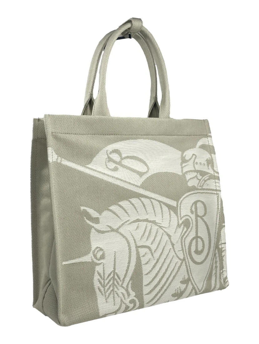 Burberry EKD Canvas Tote Bag With Coin Pouch