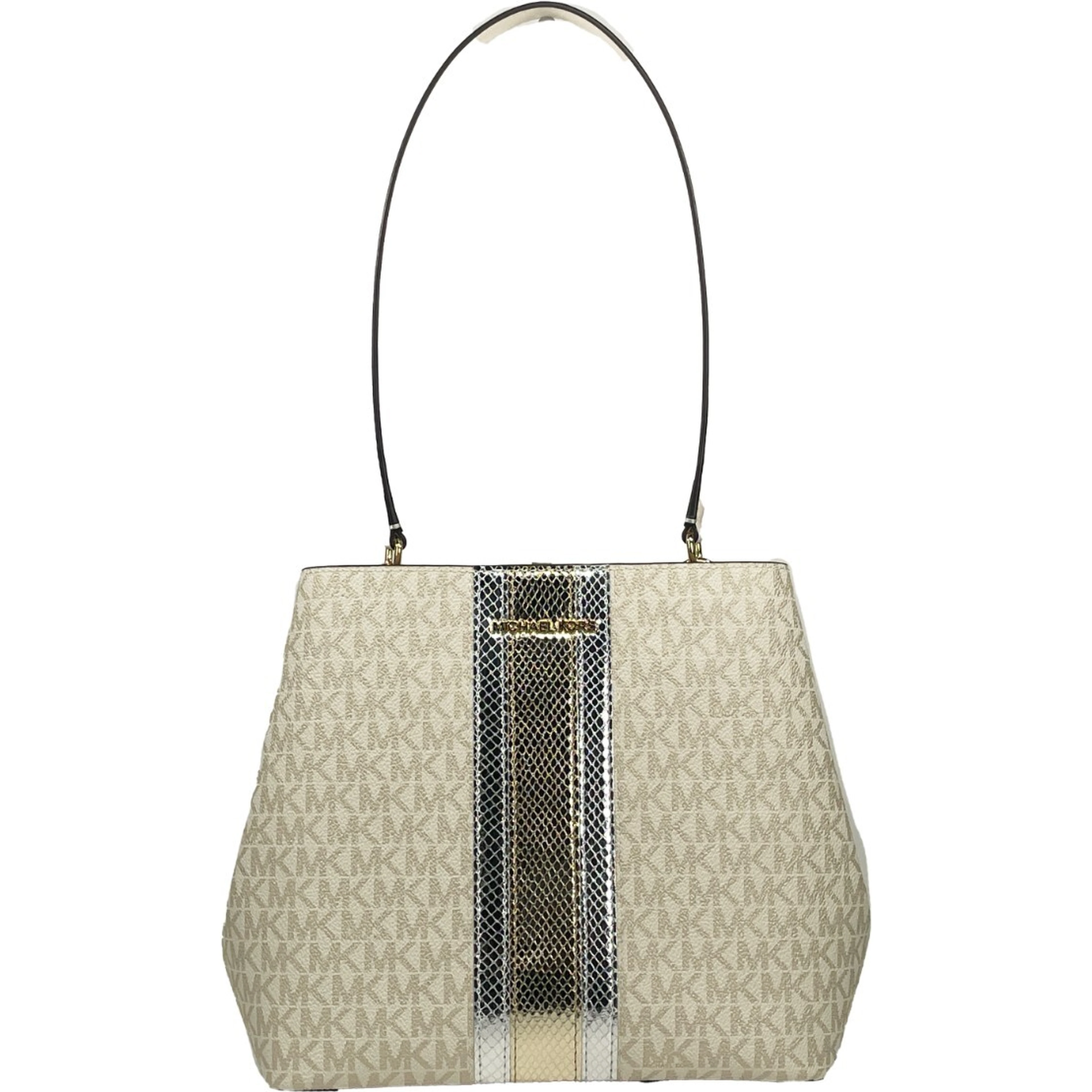Michael Kors Medium Pratt Bucket Shoulder Bag Purse
