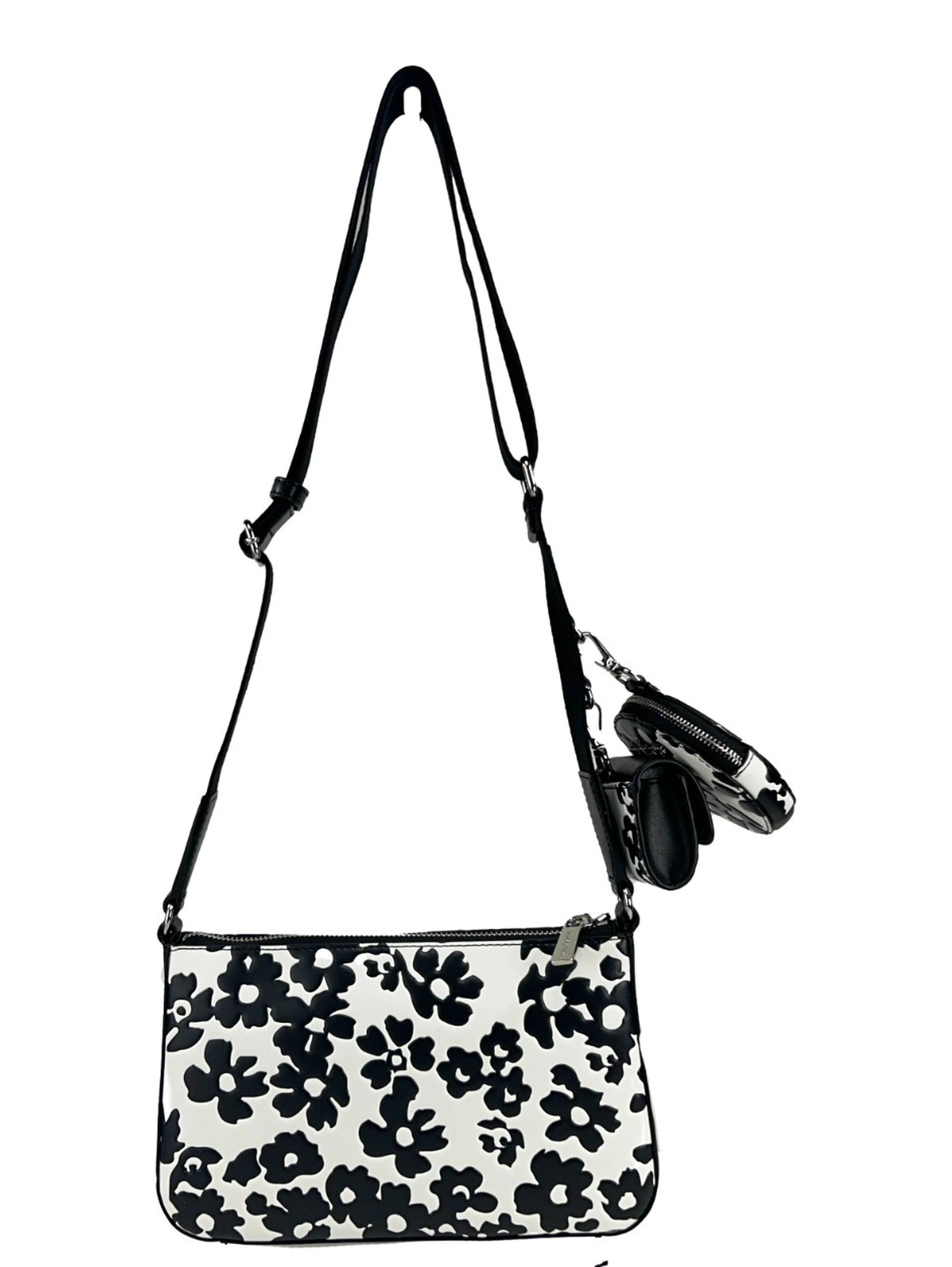 Michael Kors Floral Crossbody Tech Attachment Bag Purse