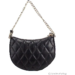 Kate Spade Carey Small Black Quilted Leather Zip Top Crossbody Bag