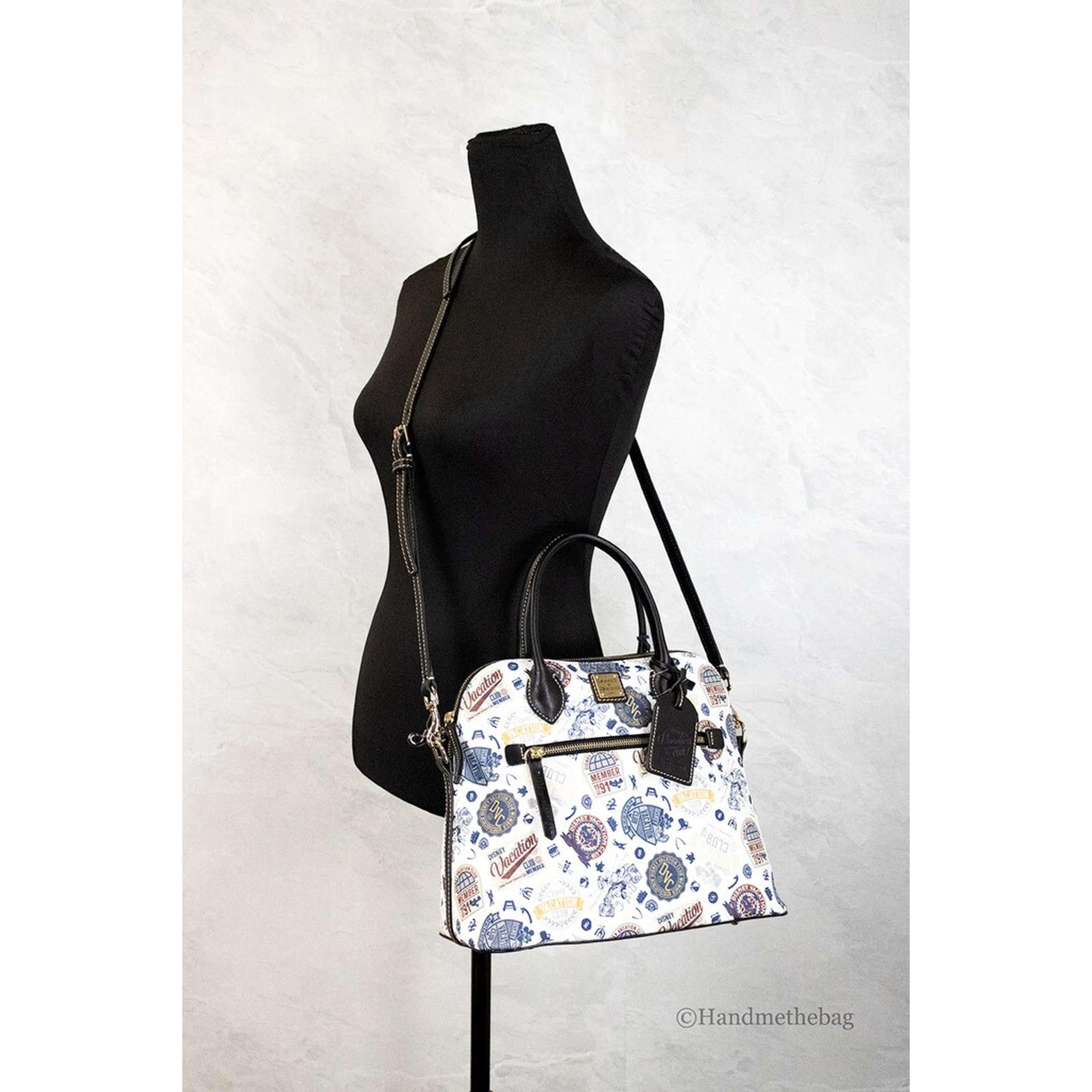 Dooney & Bourke Disney Vacation Club 2022 Domed Satchel Crossbody Handbag Purse