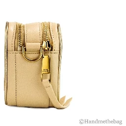 Marc Jacobs The Moto Shot 21 Curds Leather Camera Crossbody Purse Bag