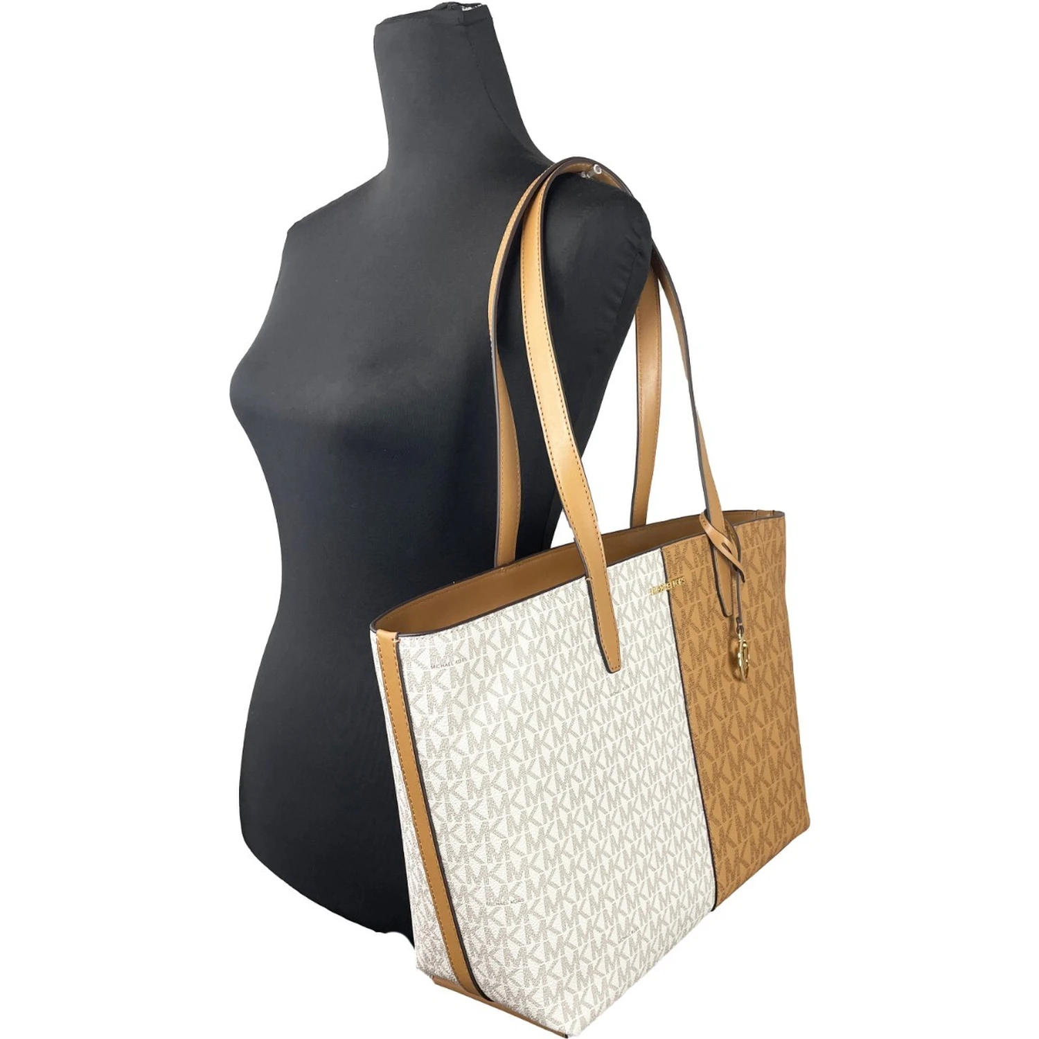 Michael Kors Medium Zip Top Tote Carryall Bag