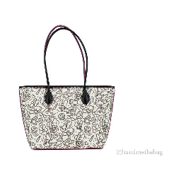 Dooney & Bourke Disney Medium Minnie Mouse Line Art Coated Cotton Tote Handbag