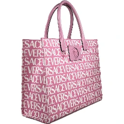 Versace Medusa Large Canvas Large Tote Bag Baby Pink