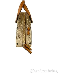 MCM Half Moon Mini Round Top Tote Crossbody Bag